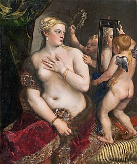 Titien, Vénus au miroir - GRANDS PEINTRES / Titien