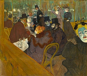 Henri de Toulouse-Lautrec, Au Moulin Rouge - GRANDS PEINTRES / Toulouse-Lautrec