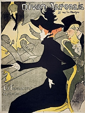 Henri de Toulouse-Lautrec, Divan japonais - GRANDS PEINTRES / Toulouse-Lautrec