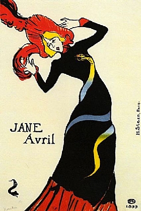 Henri de Toulouse-Lautrec, Jane Avril au Moulin Rouge - GRANDS PEINTRES / Toulouse-Lautrec
