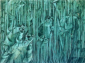 Umberto Boccioni, Ceux qui restent - GRANDS PEINTRES / Boccioni