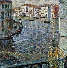 Umberto Boccioni, Le grand canal  Venise - GRANDS PEINTRES / Boccioni