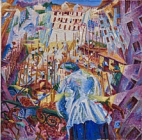 Umberto Boccioni, La rue entre dans la maison - GRANDS PEINTRES / Boccioni