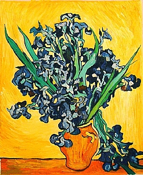 Vincent Van Gogh, Le bouquet d'iris - GRANDS PEINTRES / Van Gogh