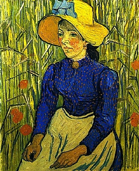Vincent Van Gogh, Jeune paysanne avec chapeau - GRANDS PEINTRES / Van Gogh