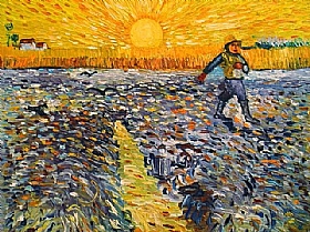Vincent Van Gogh, Le semeur au soleil couchant - GRANDS PEINTRES / Van Gogh