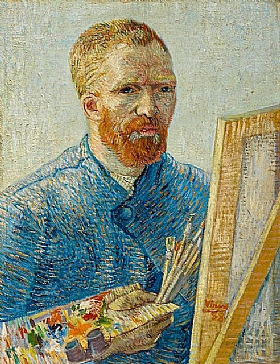 Vincent Van Gogh, Autoportrait avec palette - GRANDS PEINTRES / Van Gogh