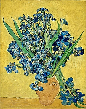 Vincent Van Gogh, Le bouquet d'iris - GRANDS PEINTRES / Van Gogh