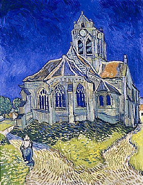 Vincent Van Gogh, L'glise d'Auvers-sur-Oise - GRANDS PEINTRES / Van Gogh