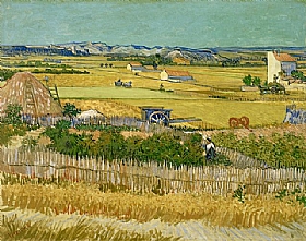 Vincent Van Gogh, La plaine de la Crau - GRANDS PEINTRES / Van Gogh
