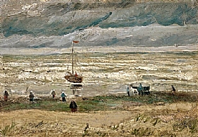 Vincent Van Gogh, Paysage marin  Scheveningen - GRANDS PEINTRES / Van Gogh