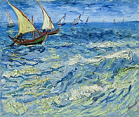 Vincent Van Gogh, Barques  Saintes-Maries-de-la-Mer - GRANDS PEINTRES / Van Gogh