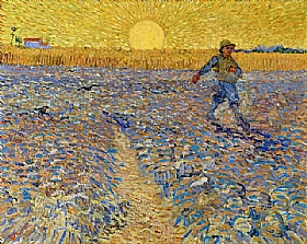 Vincent Van Gogh, Le semeur au soleil couchant - GRANDS PEINTRES / Van Gogh