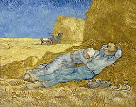 Vincent Van Gogh, La Sieste ou La Mridienne - GRANDS PEINTRES / Van Gogh