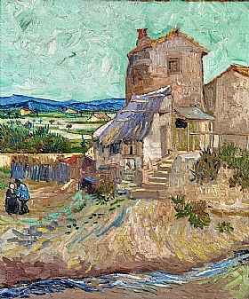 Vincent Van Gogh, Maison La Crau ou vieux moulin - GRANDS PEINTRES / Van Gogh