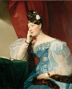 Friedrich von Amerling, La Comtesse Julie von Woyna - GRANDS PEINTRES / Von Amerling
