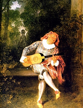 Jean Antoine Watteau, Muzzetin - GRANDS PEINTRES / Watteau