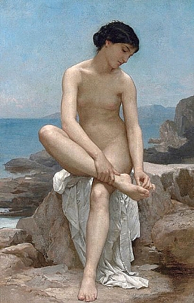 William-Adolphe Bouguereau, Baigneuse - GRANDS PEINTRES / Bouguereau
