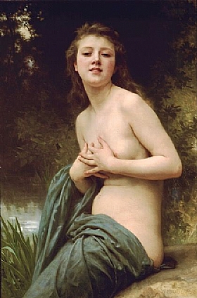 William-Adolphe Bouguereau, Brise de printemps - GRANDS PEINTRES / Bouguereau