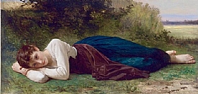 William-Adolphe Bouguereau, Repos - GRANDS PEINTRES / Bouguereau