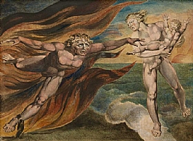 William Blake, Les anges du bien et du mal - GRANDS PEINTRES / Blake