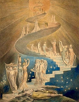 William Blake, L’échelle de Jacob - GRANDS PEINTRES / Blake