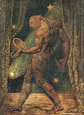 William Blake, Le fantme d'une puce - GRANDS PEINTRES / Blake