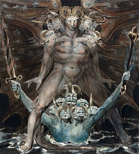 William Blake, Grand dragon rouge - GRANDS PEINTRES / Blake
