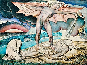 William Blake, Satan torturant Job - GRANDS PEINTRES / Blake
