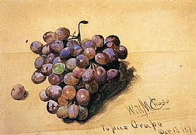 William Merritt Chase, grappe de raisins - GRANDS PEINTRES / Chase