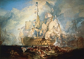 William Turner, Bataille de Trafalgar - GRANDS PEINTRES / Turner