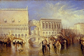 William Turner, Le pont des soupirs Venise - GRANDS PEINTRES / Turner