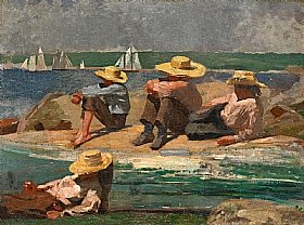 Winslow Homer, Enfants sur la plage - GRANDS PEINTRES / Homer